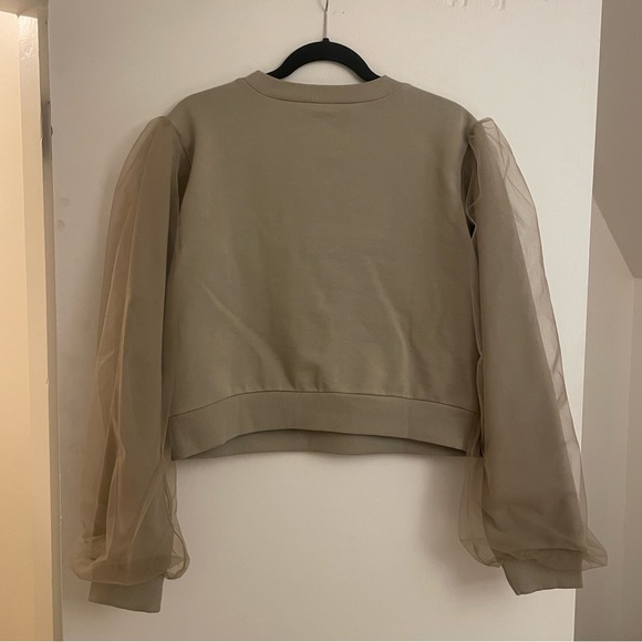 NWT By Anthropologie Utility Pocket Pullover in Moss - Picture 6 of 8